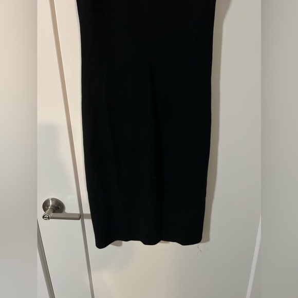 Vince Black Knit Short Sleeve Dress - Picture 7 of 9